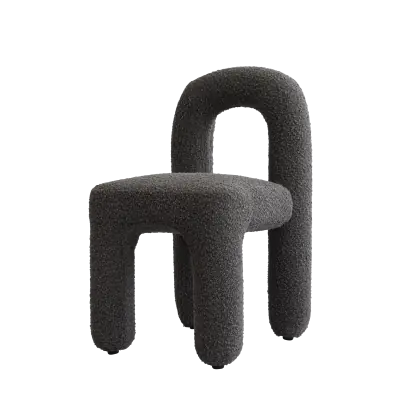 101 COPENHAGEN DAIKU • chaise • deep taupe • rembourrée